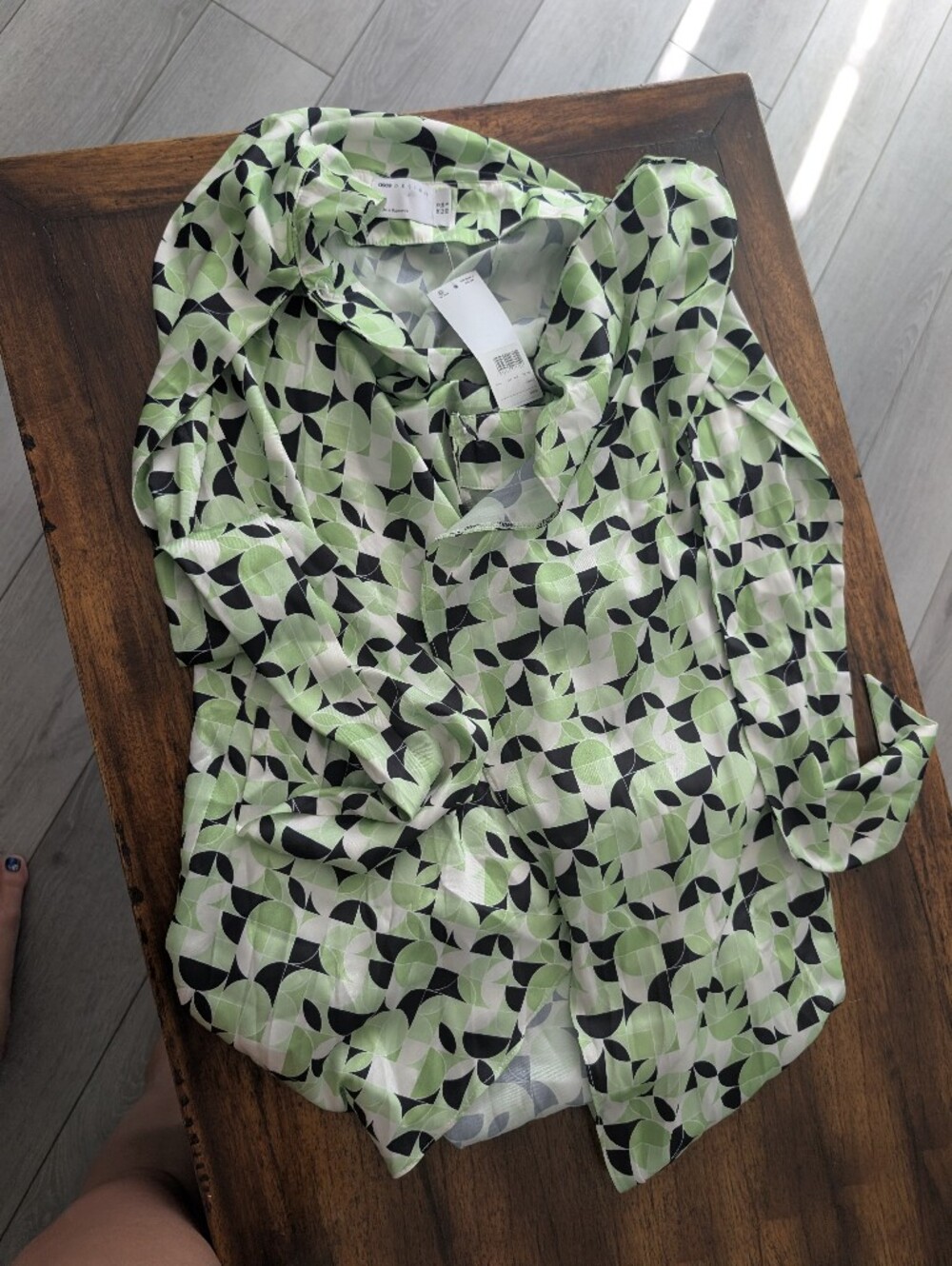 Green Blouse Size 6 Brand New ASOS